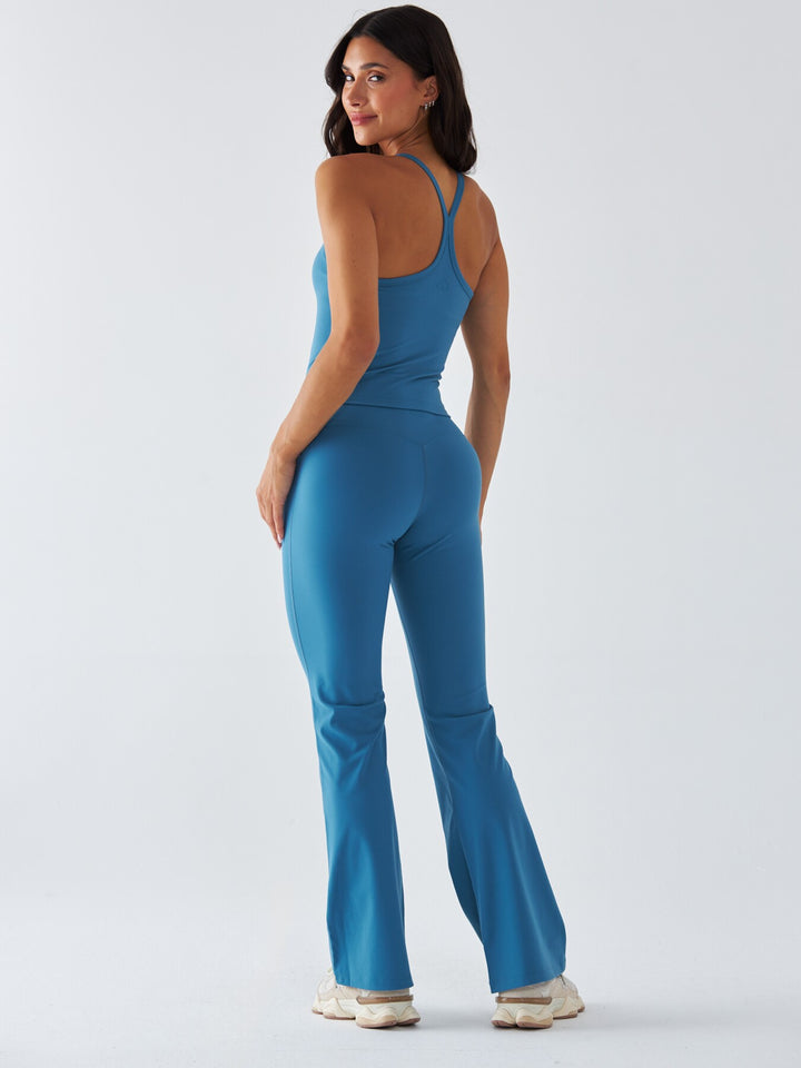 Black Sports Bra - Morning Dew