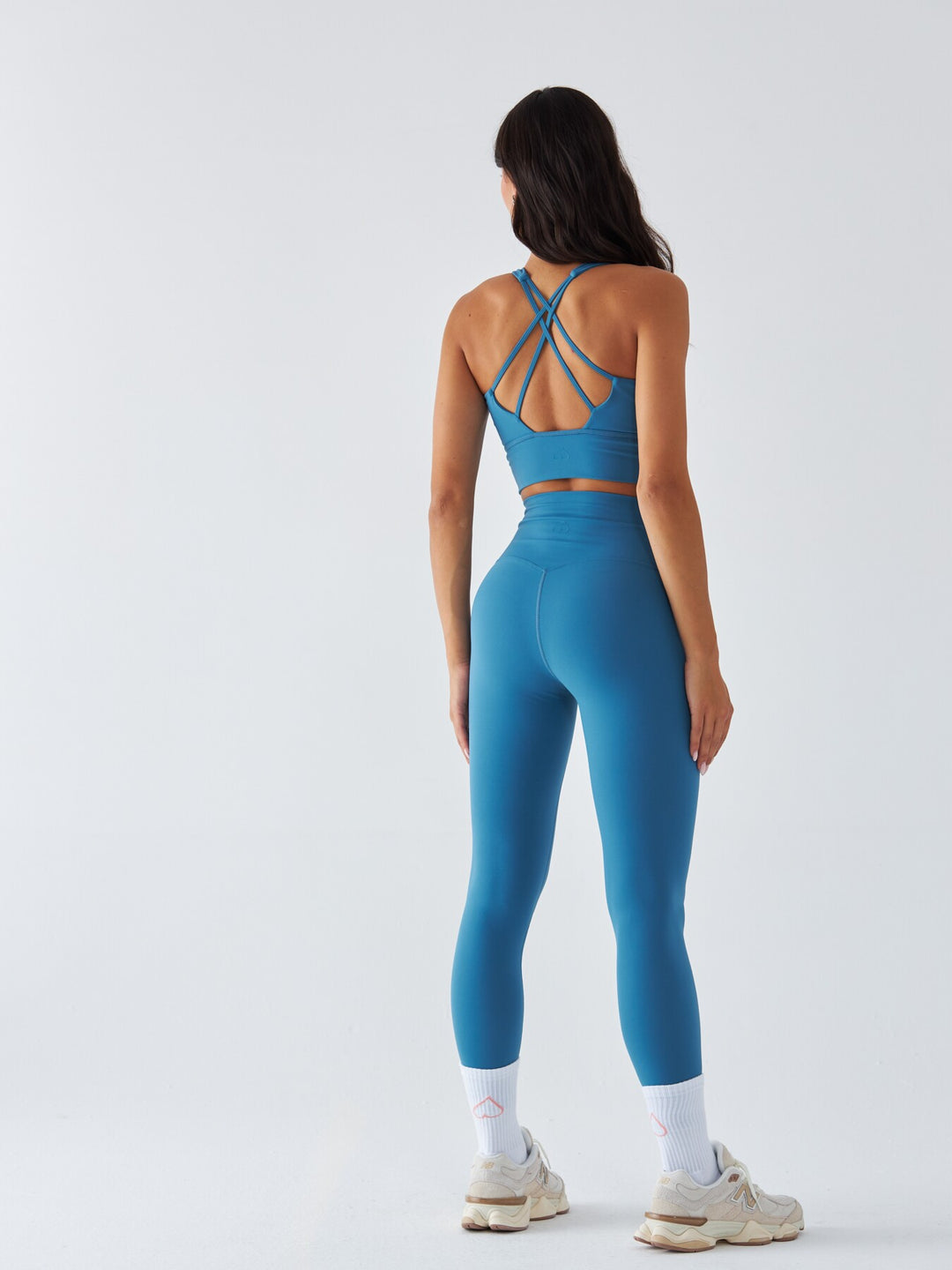 Blaue LeggingsSportliche - Morgen Tau 