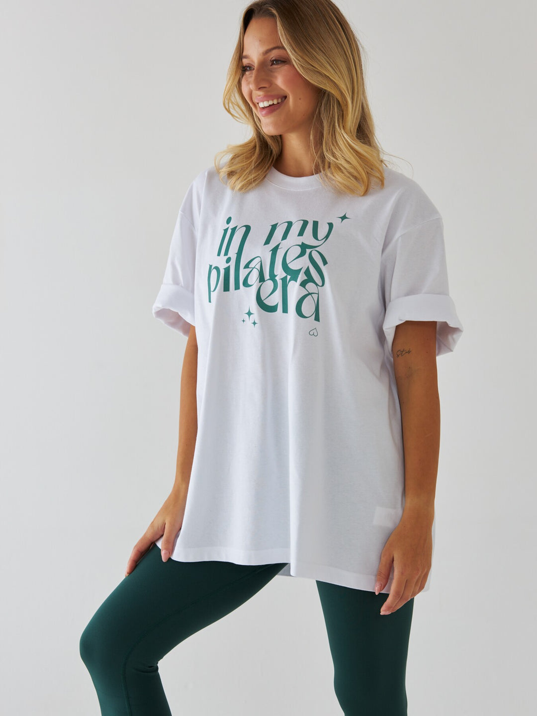 T-shirt i min pilates æra - Lyserød 