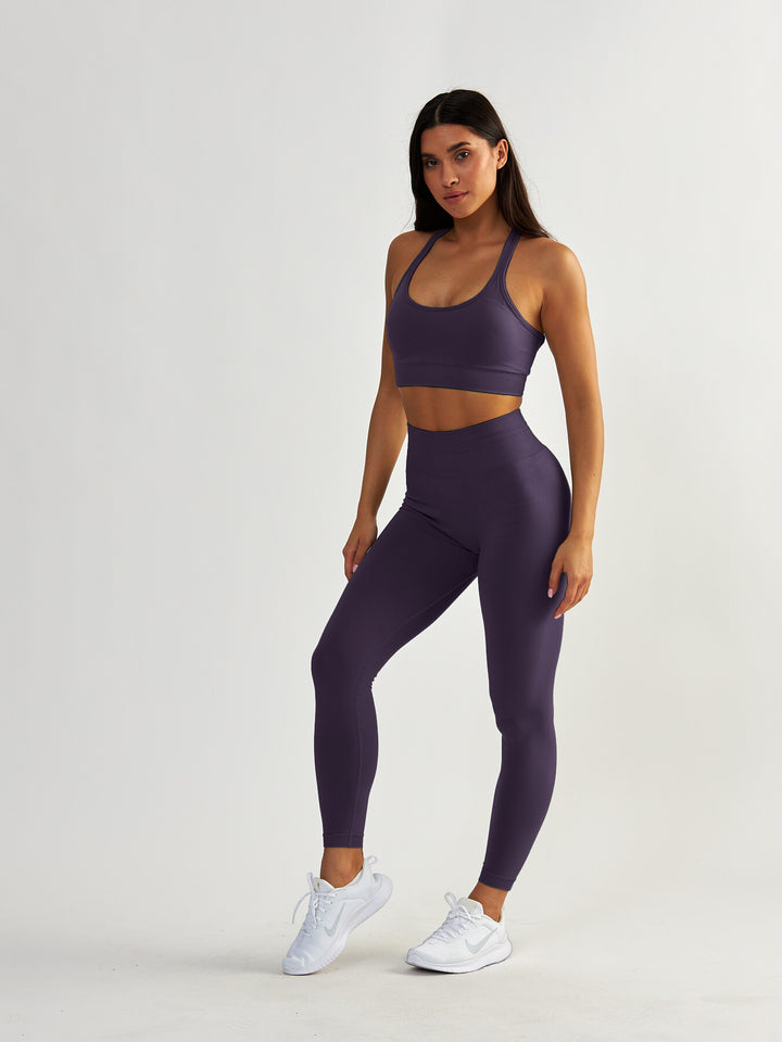 Purple Sports Bra - Gym Queen