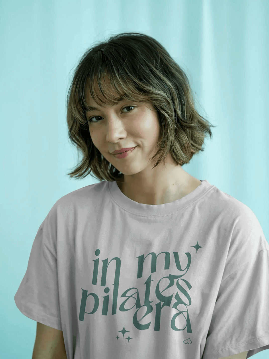 T-Shirt in my pilates era - Grün 