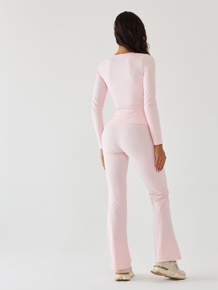 Legginsy Dzwony - Morning Dew Milkshake