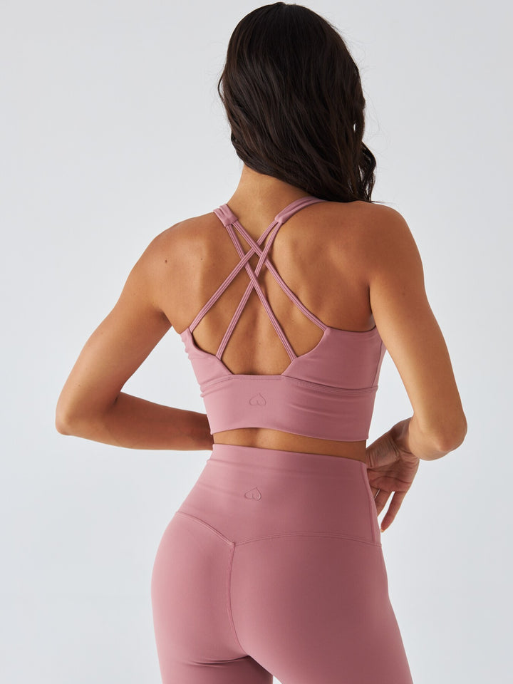 Rosa sportbh - Morning Dew