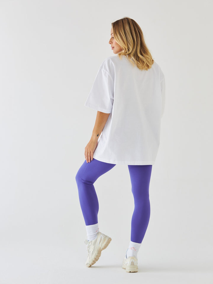 T-shirt in my pilates era - Fioletowy