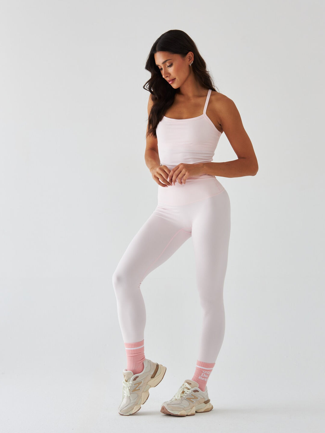 Legginsy Sportowe - Morning Dew Milkshake