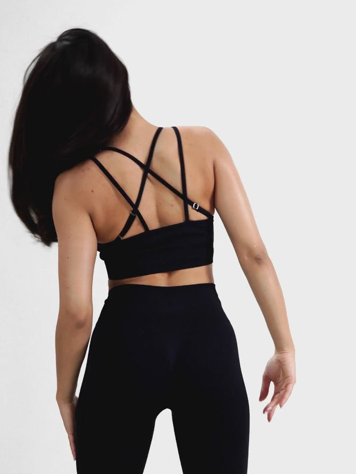 Black Sports Bra - Shape Up