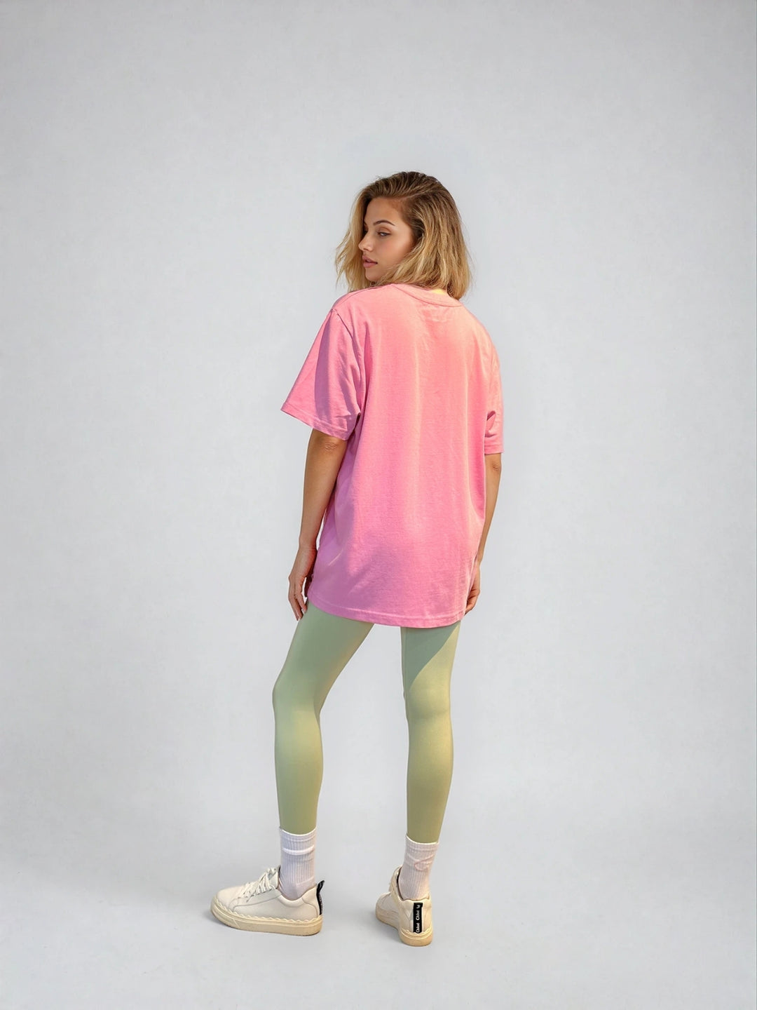 Różowy T-shirt Oversize - Pilates Princess