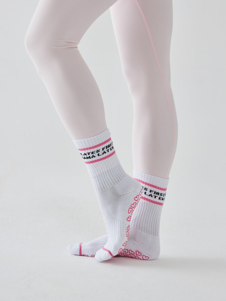 Skarpetki Antypoślizgowe - Pilates First Drama Later