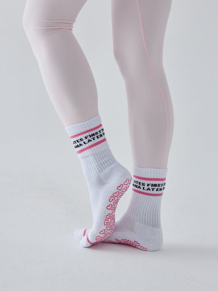 Skarpetki Antypoślizgowe - Pilates First Drama Later