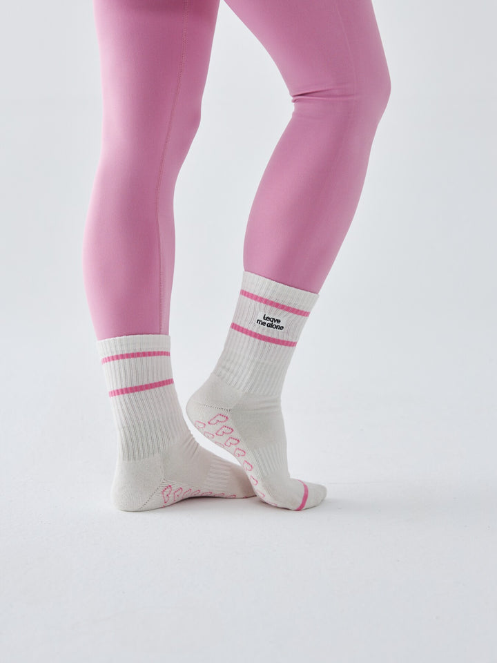 Skarpetki Sportowe z Haftem - Leave Me Alone