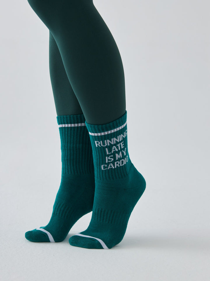 Skarpetki Sportowe -  Running Late Is My Cardio