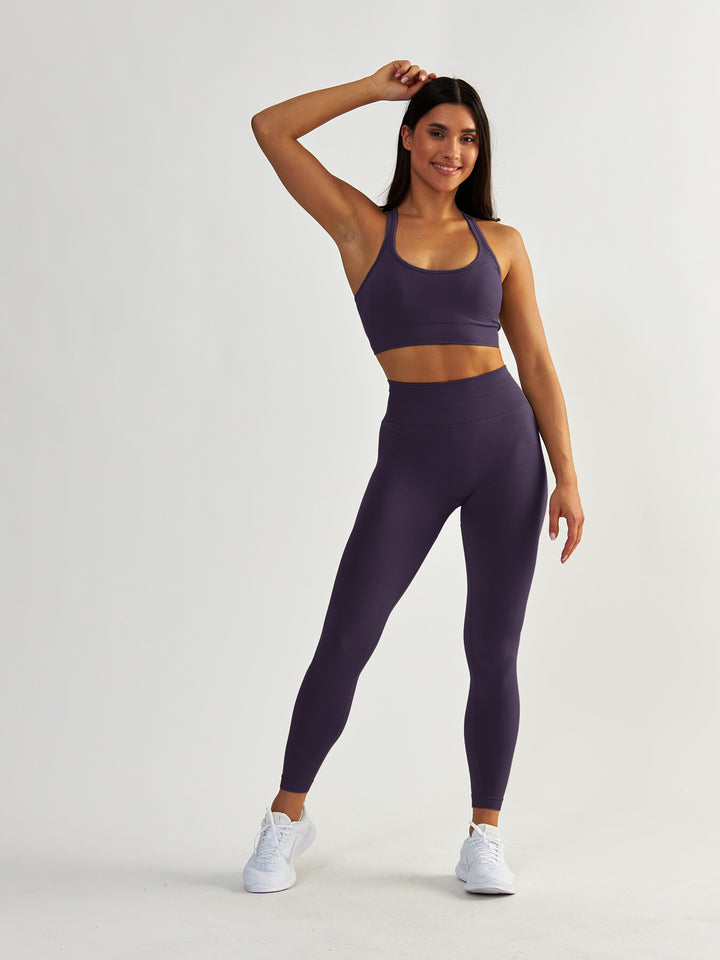 Purple Sports Bra - Gym Queen