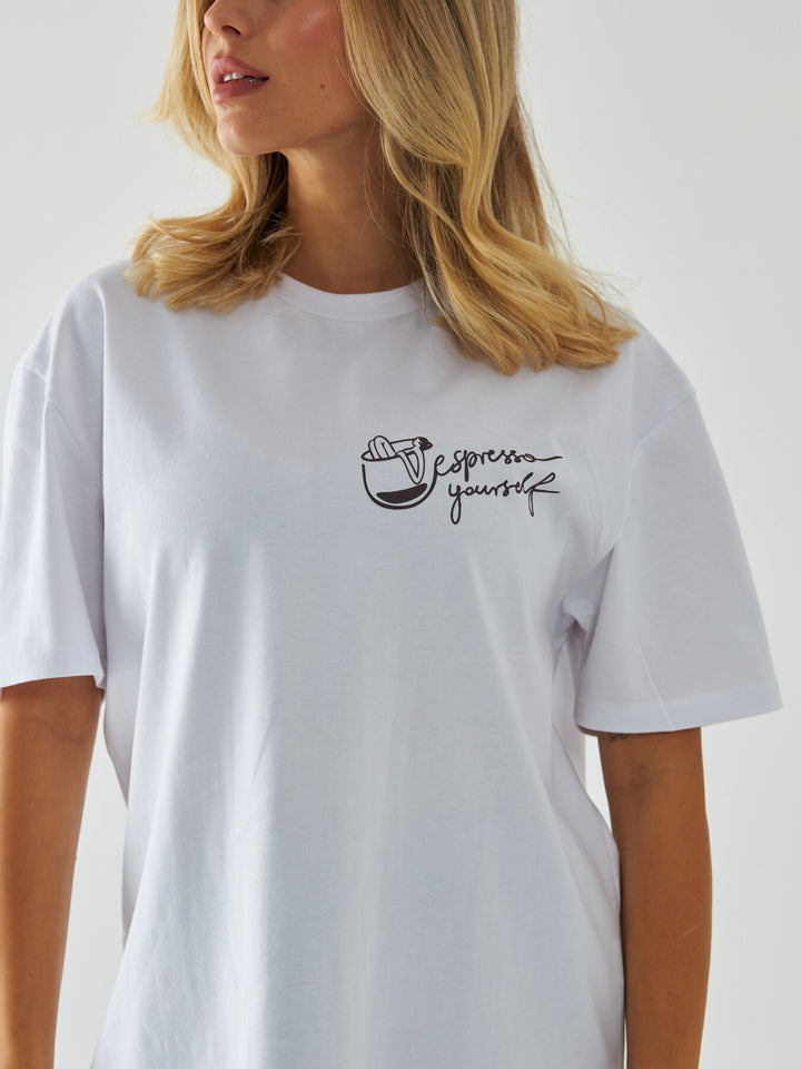 T-shirt i min pilates æra - Lyserød 