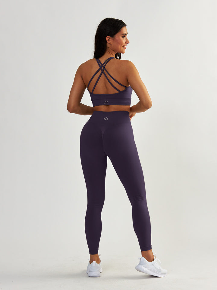 Purple Sports Bra - Gym Queen