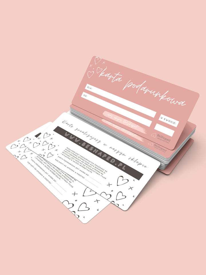 Karta podarunkowa/Voucher na zajęcia w BeShaped Studio